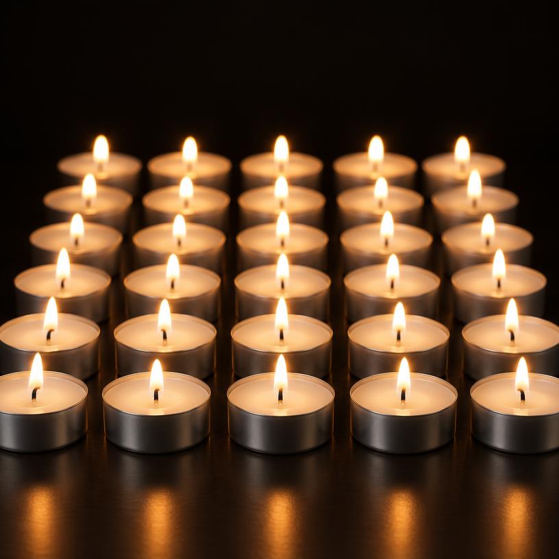 400 x Theelichten – 8 branduren